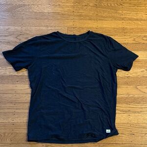 Vuori Vintage Dark Blue Short Sleeve Tee (size: s)